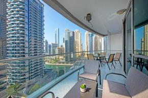 Cozy Airy 3-Bedroom With Cityscape View in Dubai Marina